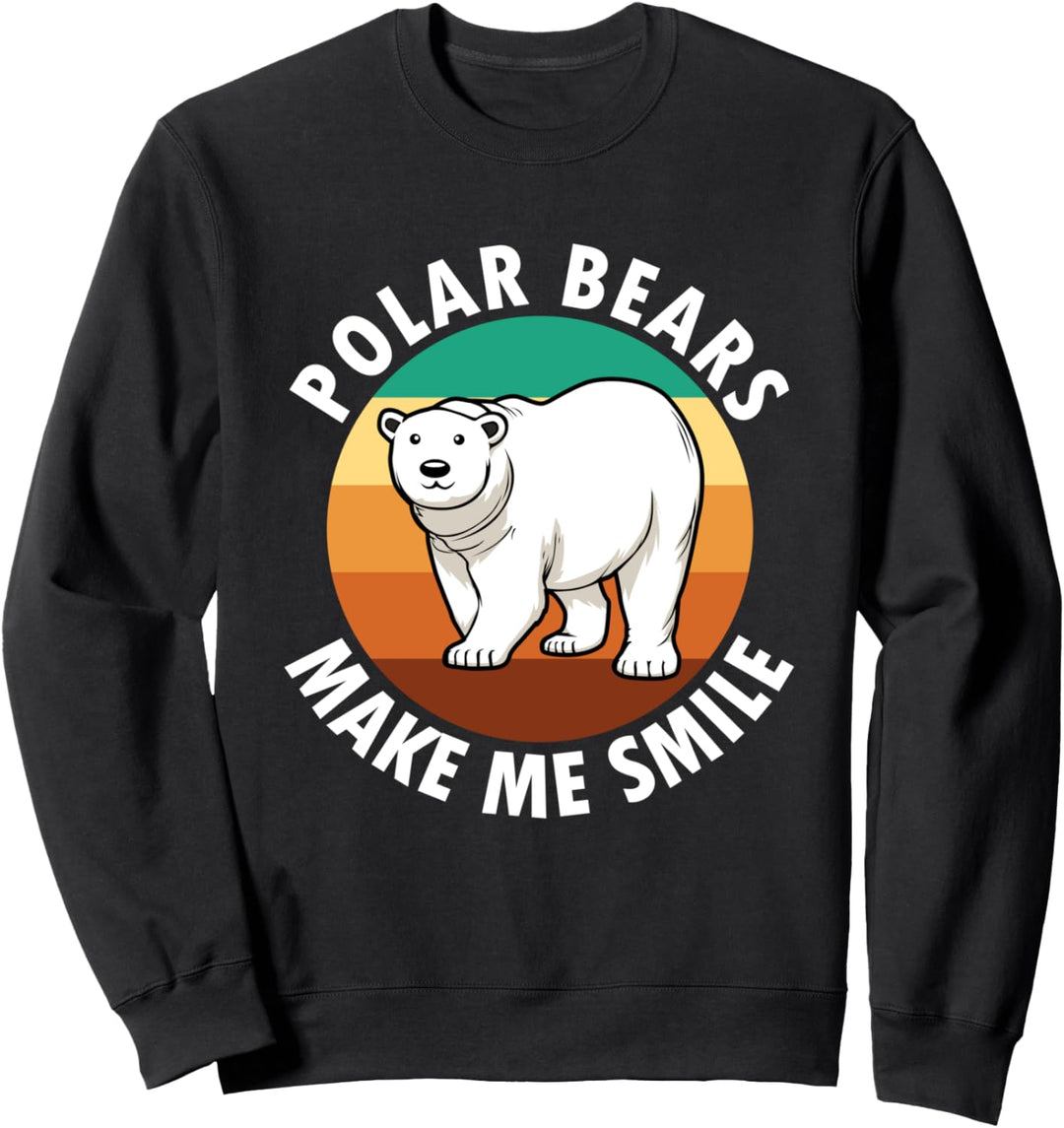 Eisbären Ironischer Spruch Niedlicher Bär Wildnis Sweatshirt