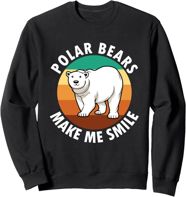 Eisbären Ironischer Spruch Niedlicher Bär Wildnis Sweatshirt