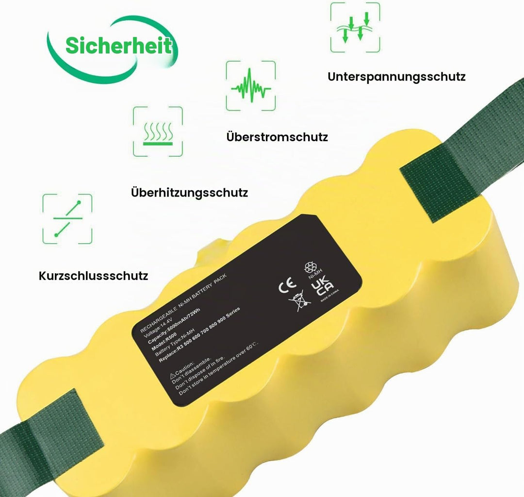 5000mAh Ersatzakku für iRobot Roomba 510 530 531 532 533 535 536 540 545 550 552 560 562 570 580 581