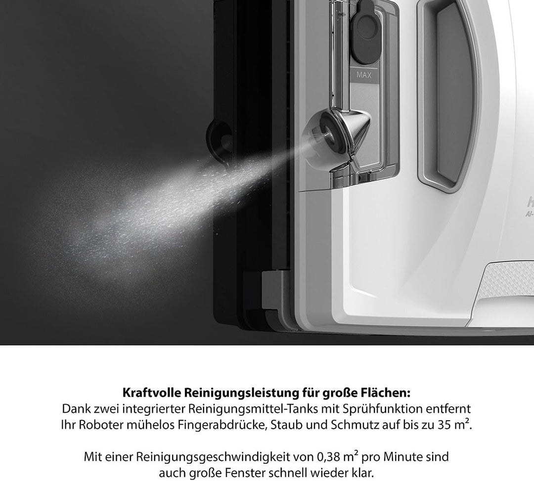 Fensterroboter: HOBOT S7 Pro Profi-Fensterputz-Roboter, Dual-Sprüher und -Wischer, App (Fensterputzr