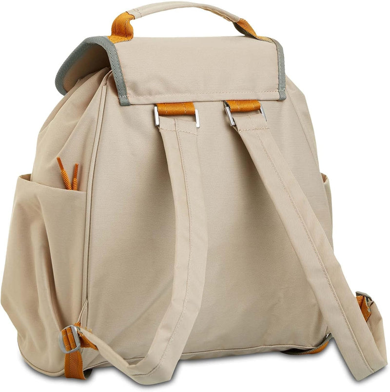 Invicta Rucksack Way Me, Beige - Studium, Arbeit & Freizeit - Seitentaschen Weiss, Weiss