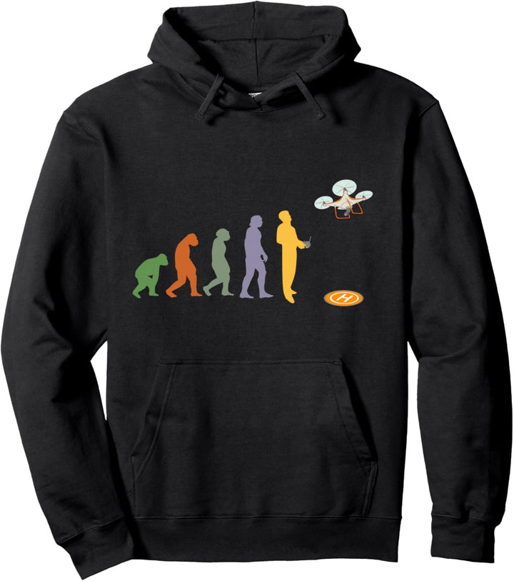 Drohnenpilot Drohne Kamera Quadrocopter Evolution Drohnen Pullover Hoodie
