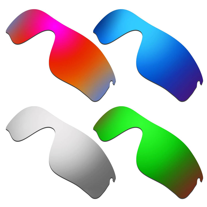HKUCO Verstärken Ersatz-Brillengläser für Oakley RadarLock Path Rot/Blau/Titan/Grün TAC Polarisiert