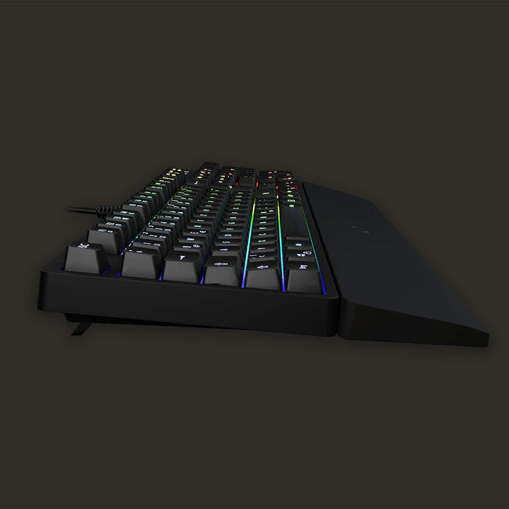 Lioncast LK100 RGB Gaming Keyboard für PC/Laptop/PS4/PS5, 19-Tasten-Rollover Anti-GHOSTING-Funktion,