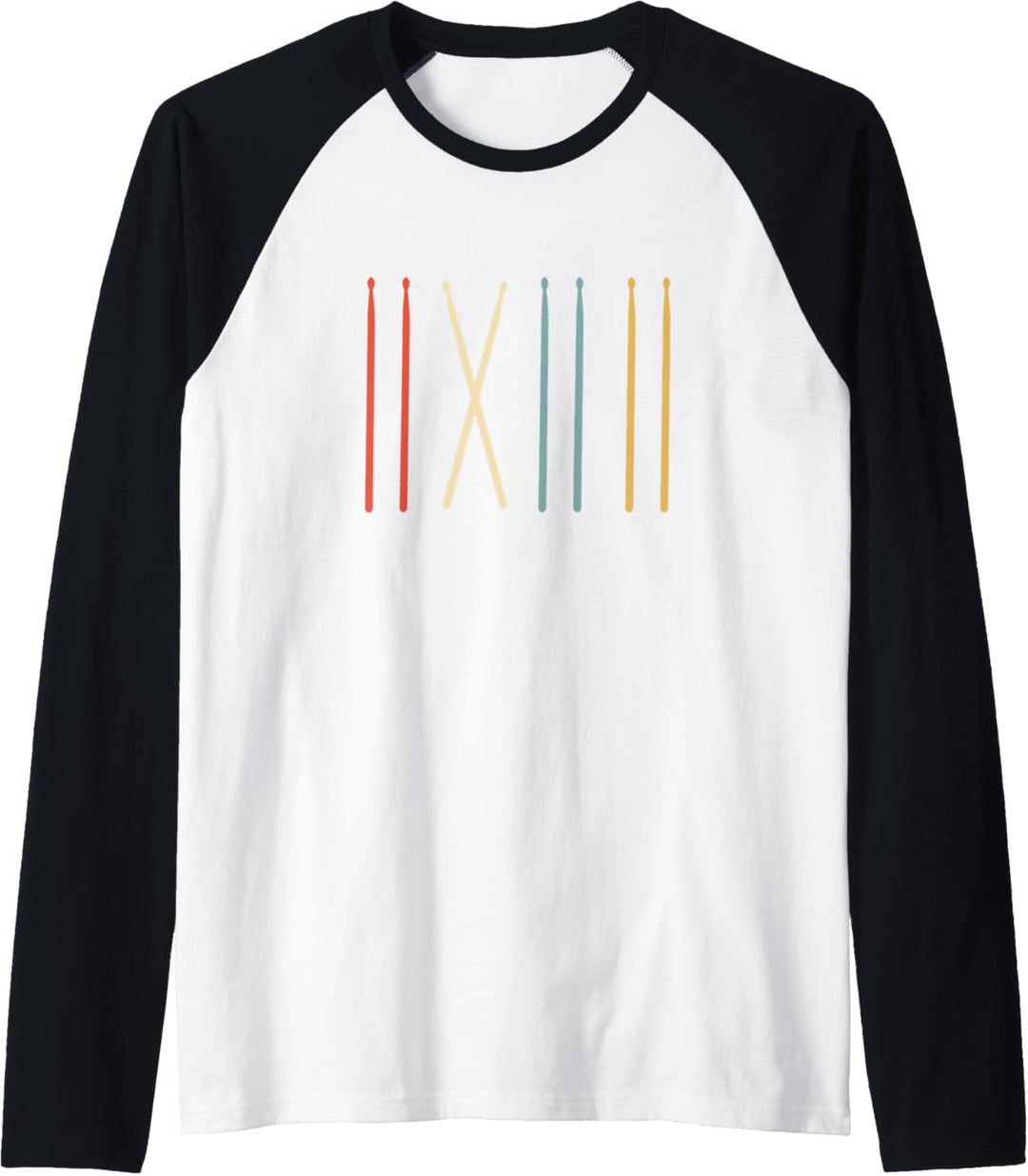 Drummer Drumsticks Design Schlagzeuger Geschenk Raglan