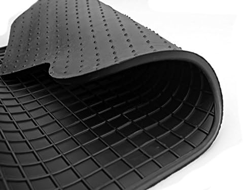 Gummimatten passend für Golf 5 6 Jetta Scirocco Automatten Gummi Fussmatten Passform 4-teilig schwar