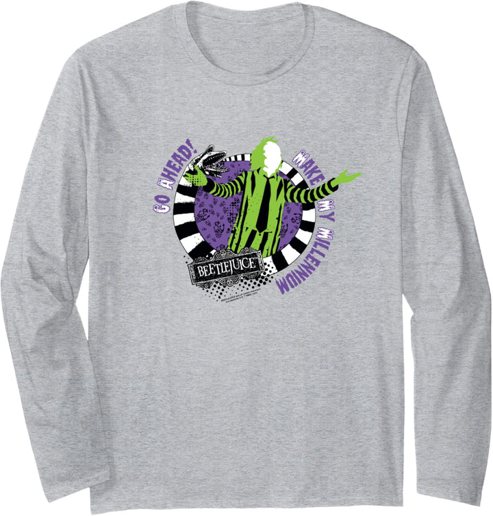 Beetlejuice macht mein Millennium Langarmshirt