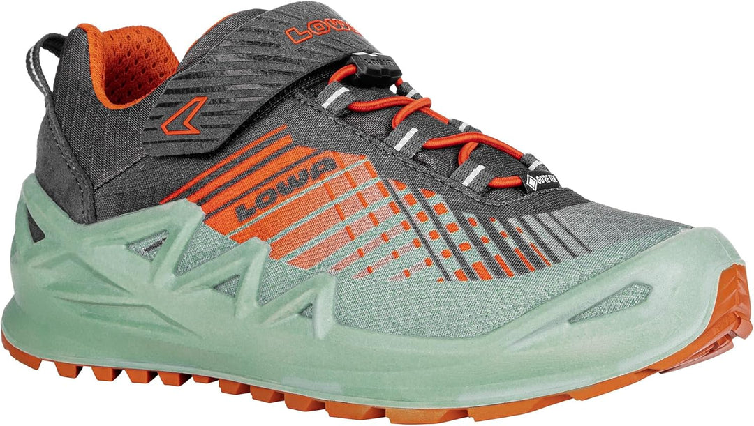 LOWA Halbschuh Merger GTX JUNIOR VCR LO 23 EU Arktis Flame, 23 EU Arktis Flame