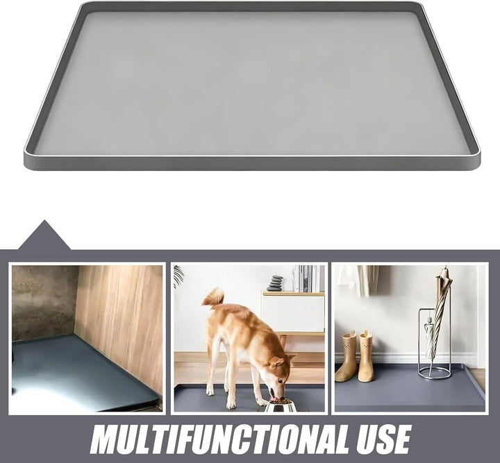 60×60CM Kühlschrankmatte Silikon: Rutschfeste Bodenmatte Kühlschrank, Praktischer Bodenschutz, Boden