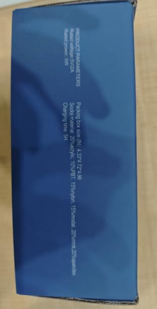 Beheizbare Socken Akku Wiederaufladbare elektrische Beheizte Socken für Damen und HerrenTemperature