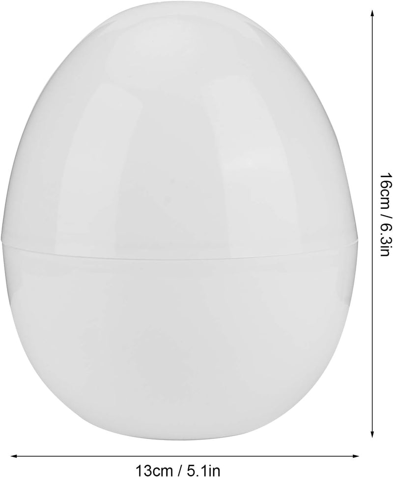 AUNMAS Aluminium-Kunststoff-Verbund-Eierkocher, 16x13cm Mikrowellen-Eierkocher 4 Eier Backofen Eierk