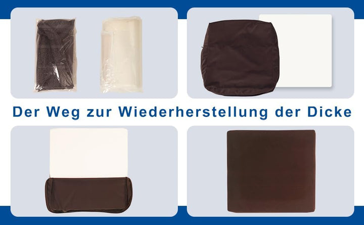 RUIXUAN Sitzerhöhung Sitzkissen Stuhlkissen Aufstehhilfe Sofa Bodenkissen Sitzpolster für Sessel &amp; L