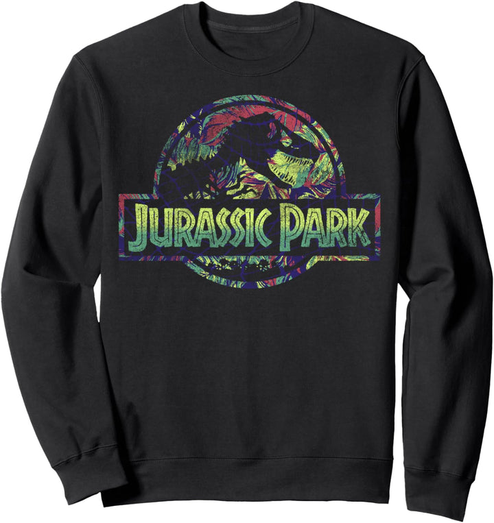 Jurassic Park Grid Wave Logo Sweatshirt