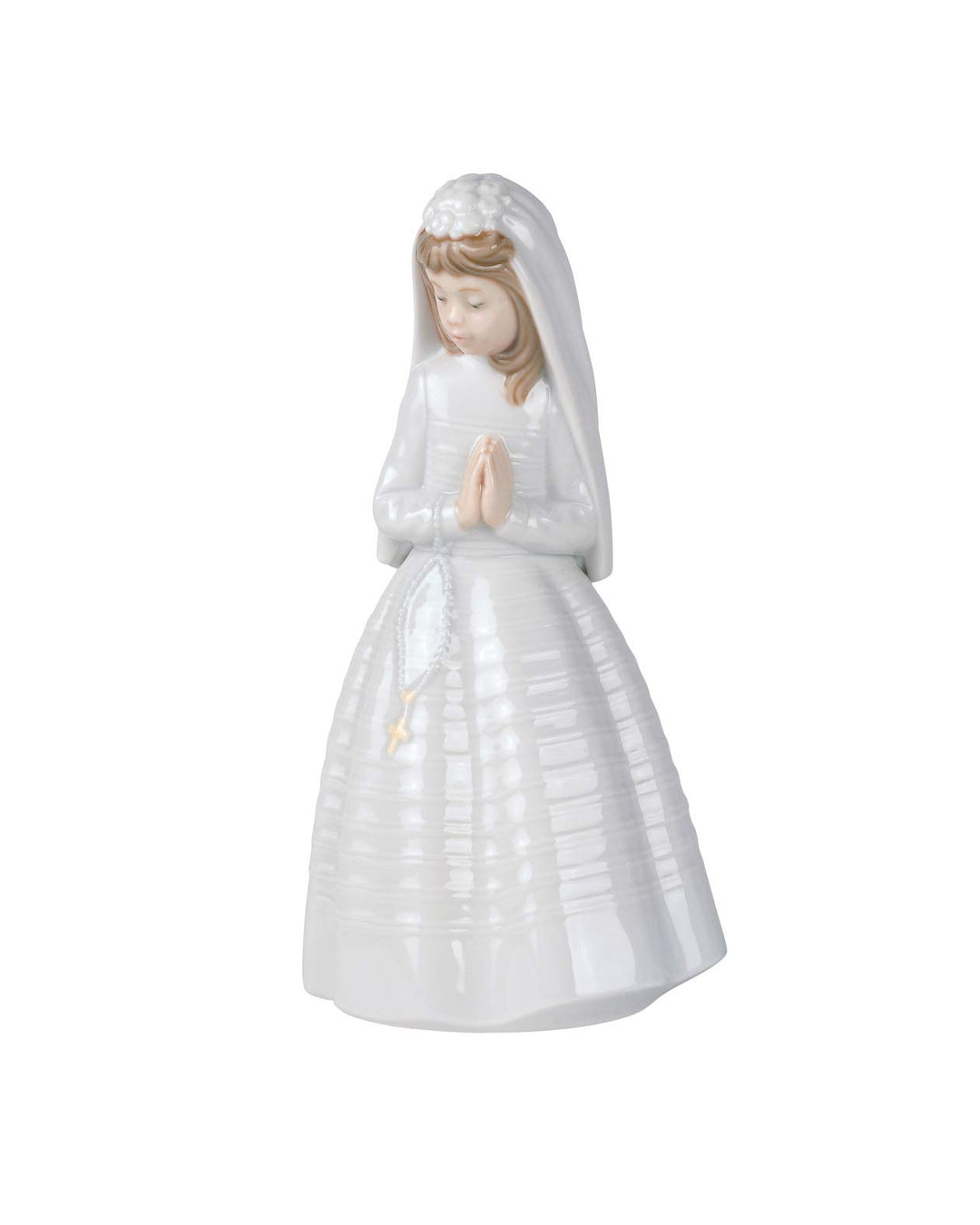 NAO Mädchen betend Porzellanfigur Kommunion