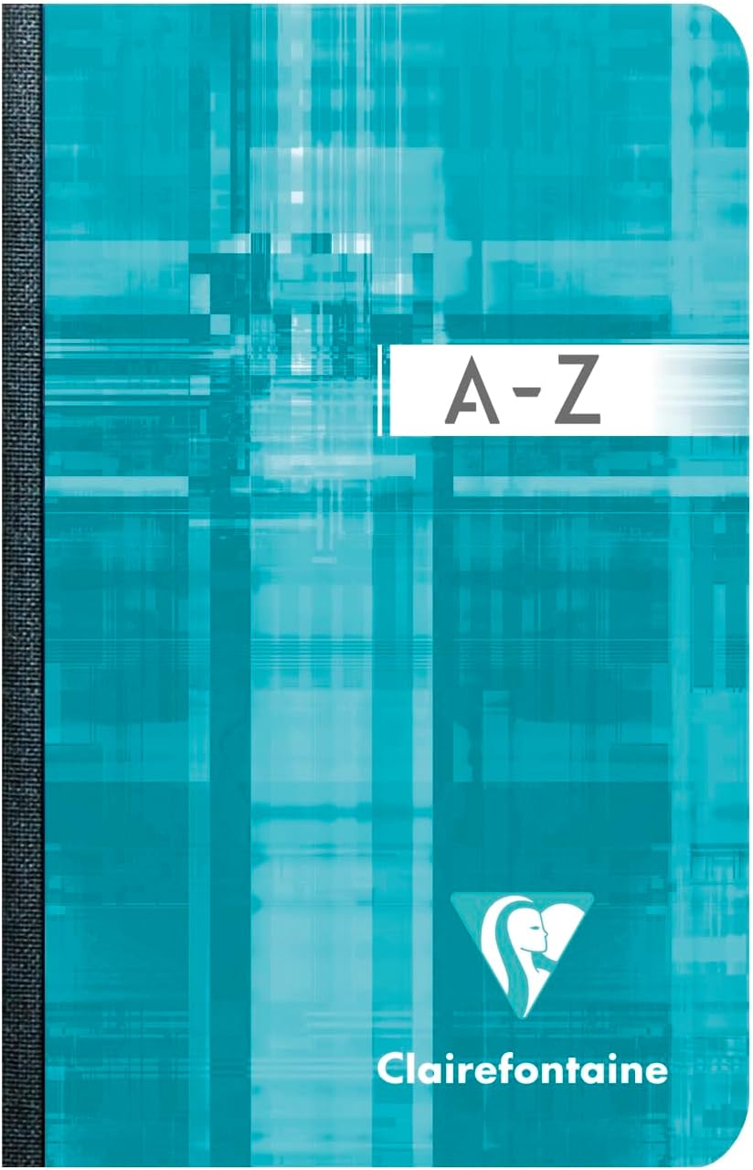 Clairefontaine 9599C - Packung mit 5 Kladden/Adressbuch 9x14cm mit Softcover, 96 Blatt kariert 90g,