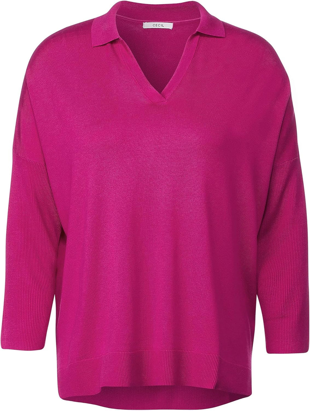 Cecil Damen Oversize Strickpullover L Cool Pink, L Cool Pink