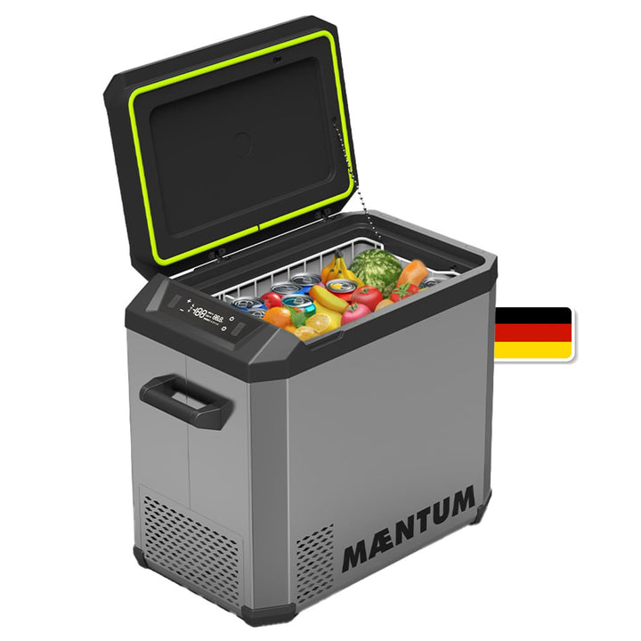 by Plug IN Festivals - Elektrische Kühlbox - Kompressor Kühlbox 12V 230V, USB & App-Steuerung - leis