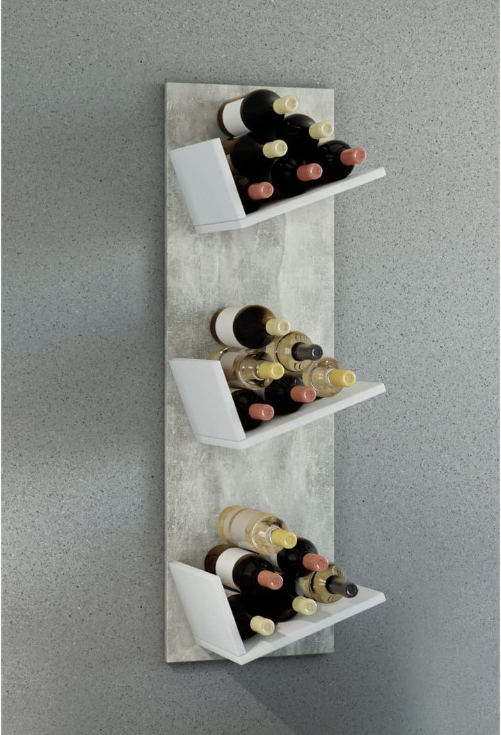 VCM Vinosi Weinregal, Weinregal, Weinregal, Sandregal, Metall, Weinregal, Wandhalterung, Flaschenreg