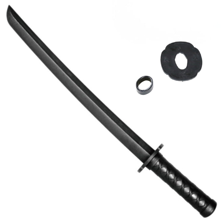 Shoto aus Polypropylen mit Tsuba, für japanische Kampfkunst Iaido Kendo Kenjutsu Wakizashi Kodachi A
