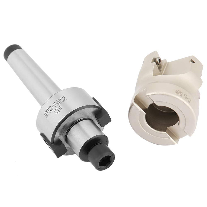 BLLBOO Planfräser - Planfraeser MT2 MT2-FMB22 Planfräserhalter 400R-50-22 CNC Schaumfräser 10 Stück
