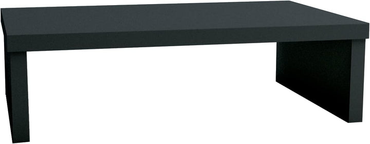 Henor Monitorständer TV-Bildschirmerhöhung in FSC® Holz 42 x 26.5 x 12 cm. Unterstützt 50 kg Graphit