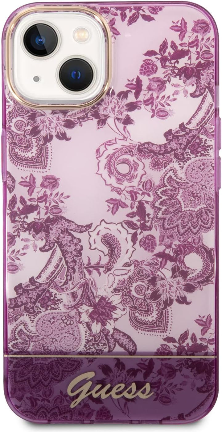 Guess GUHCP14MHGPLHF hülle für iPhone 14 Plus 6,7" Fuchsia/Fuschia hardcase Porcelain Collection