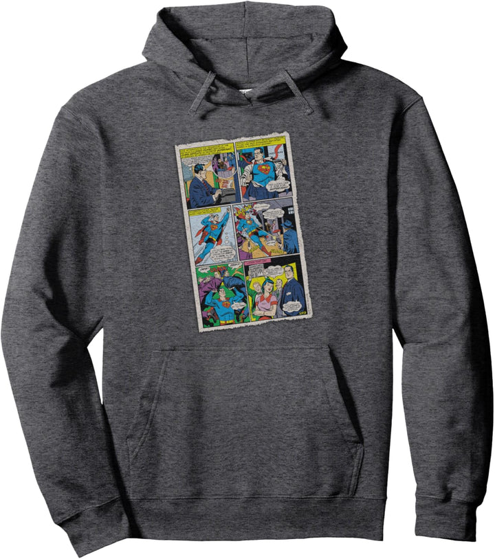 Superman Vintage Comic Pullover Hoodie