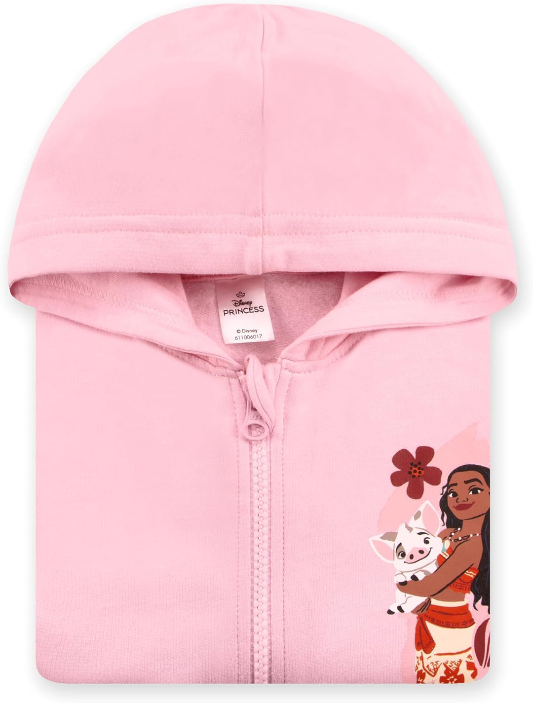 Disney Hoodie Mädchen, Moana Zip Hoodie Kinder, Prinzessin Mädchen Kleidung Mit Reissverschluss 122,