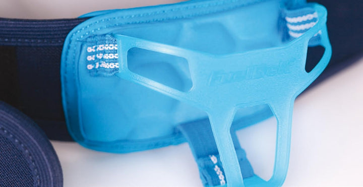 FuelBelt Trinkgürtel mit 2 Flaschen Helium Bottle Belt S Blue/Blue, S Blue/Blue