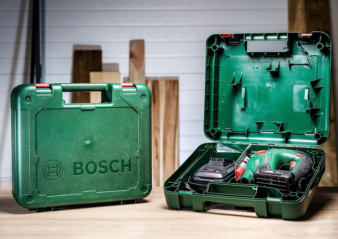 Bosch 1x Aufbewahrungskoffer LSR (für eine sichere Aufbewahrung der PST 18 LI, Gen. II + Akku und La