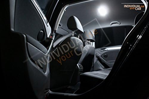 INDIVIDUALise your CAR Innenraumbeleuchtung SET für Golf 6 (3 Türer ohne Panormadach, Pure-White) Re