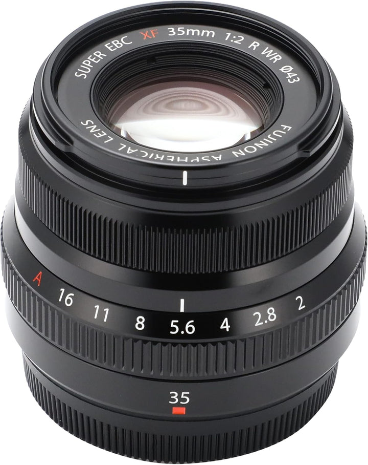Fujifilm FUJINON XF35mmF2 R WR Objektiv schwarz schwarz Single, schwarz Single