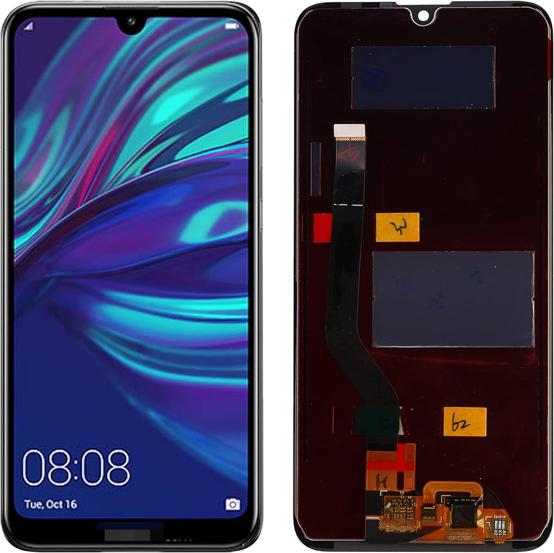 SwarKing LCD Display kompatibel mit Huawei Y7 2019 Touch Screen Digitizer (Schwarz ohne Rahmen) Ersa