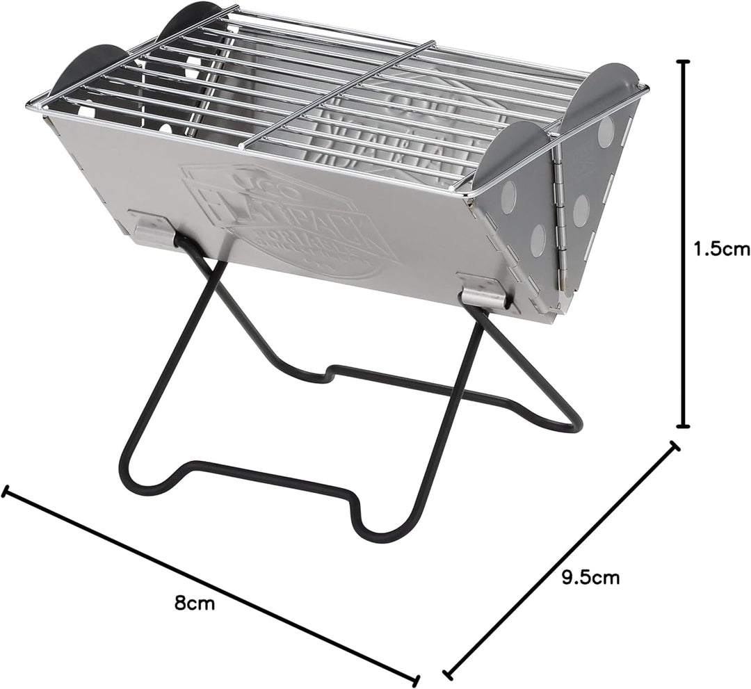 UCO Grill- und Feuerschale - Edelstahlgrill Grau S, Grau S