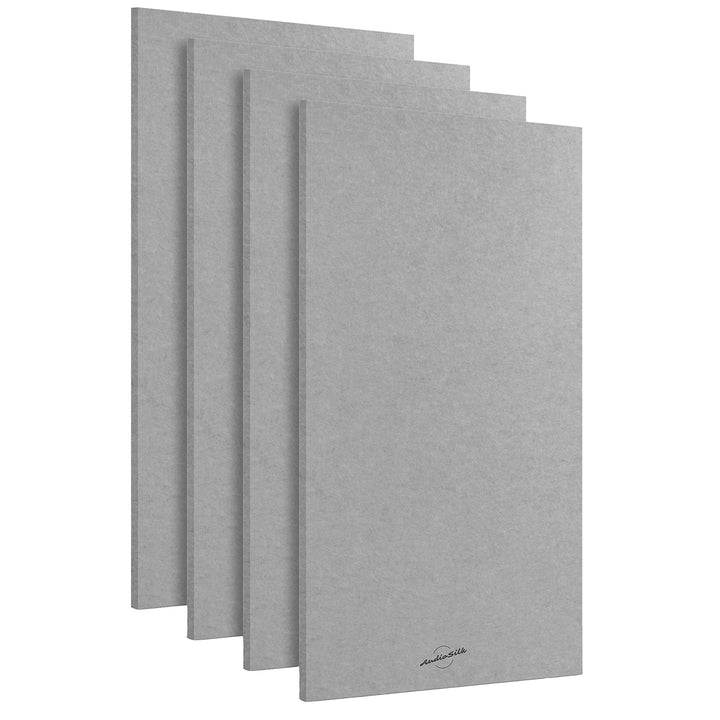 Akustikpaneele, 4er-Pack, RAUMKIT, gross, 116 x 58cm, Mittelgrau 4 Paneele - RAUMKIT Mittelgrau, 4 P