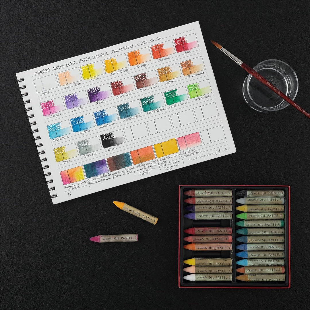 HG Art Concepts Painters Color Diary – 22,9 x 30,5 cm Spiralbindung, farbiges Musterbuch mit 10 Seit