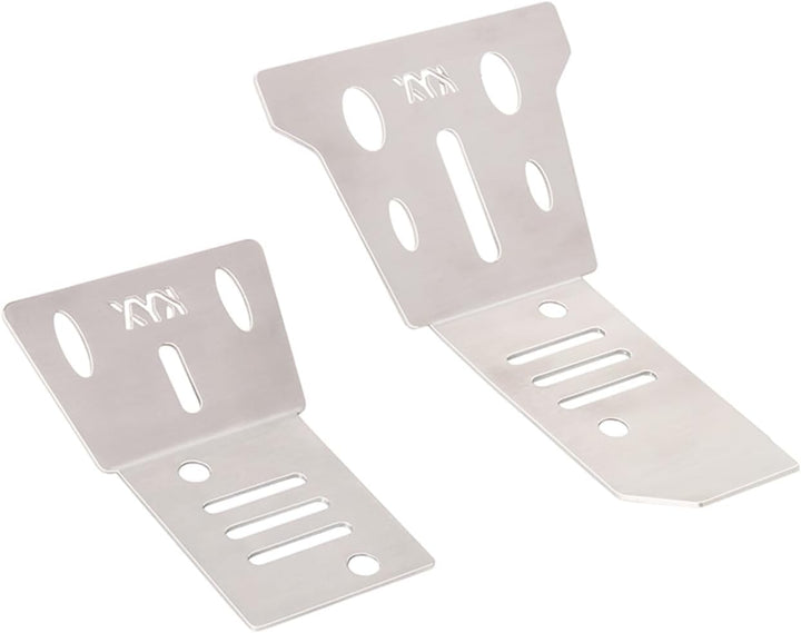 RC Chassis Armor Guard Plate for Arrma 1/14 Mojave GROM RC Stainless Steel Front and Rear Chassis Gu