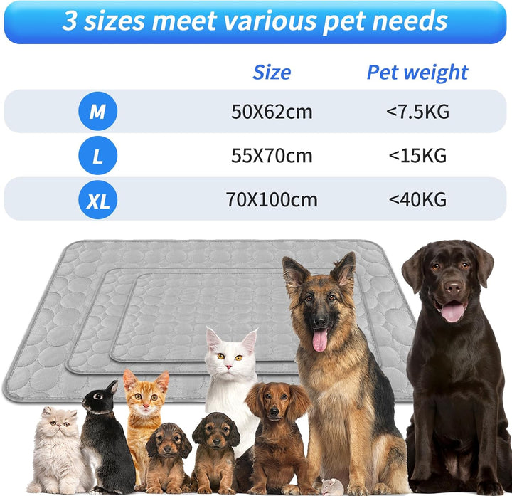 Kühldecken Schlafplätze &amp; Möbel für Hunde 62×50cm Katzen Kühlmatte Hund Ohne Gel Kühlplatte Kaninche