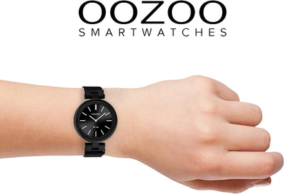 Oozoo Smartwatch Unisex Fitnessuhr 39mm mit 16mm Milanaiseband für Damen und Herren | Fitness Armban