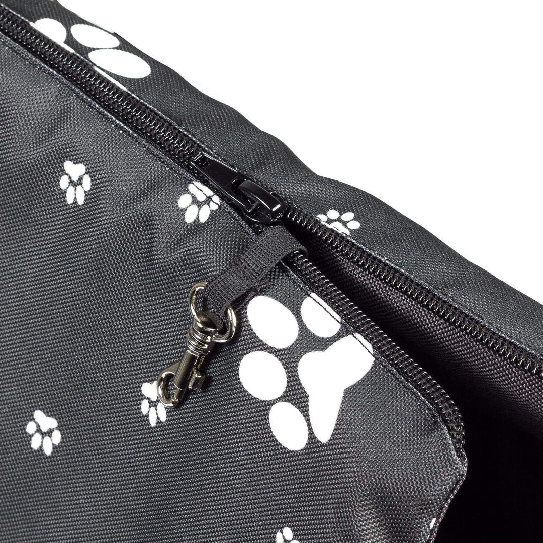 Hundetasche, Welpentasche - Schwarz, S bis 5 kg - Tragetasche für kleinen und mittleren Hund, Welpen