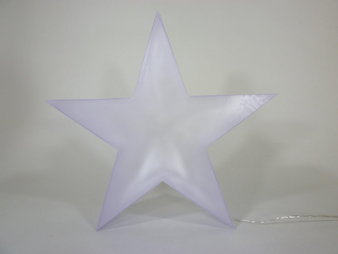 LED Deko Stern 35cm LED lila, für Innen batteriebetrieben zum Stellen oder Hängen, Dekolicht, Dekora