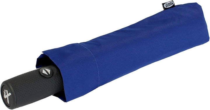 XXL Taschenschirm mit Auf-Zu-Automatik - Full Class - 122 cm grosses Dach Blau, Blau