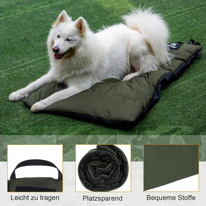 OneTigris Hundedecke 130 x 85cm Waschbares, Hundematte Komfort und Weiches Wasserdichtes Hundebett,