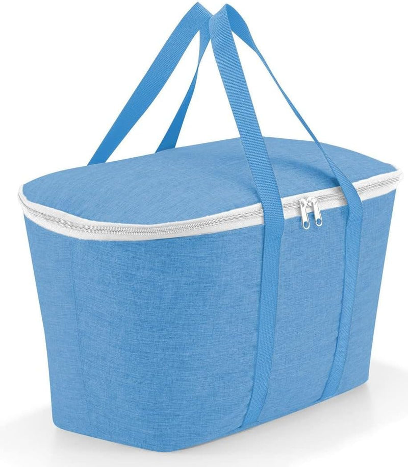 reisenthel coolerbag Twist Azure – Kühltasche mit Obermaterial aus recycelten PET-Flaschen – Ideal f