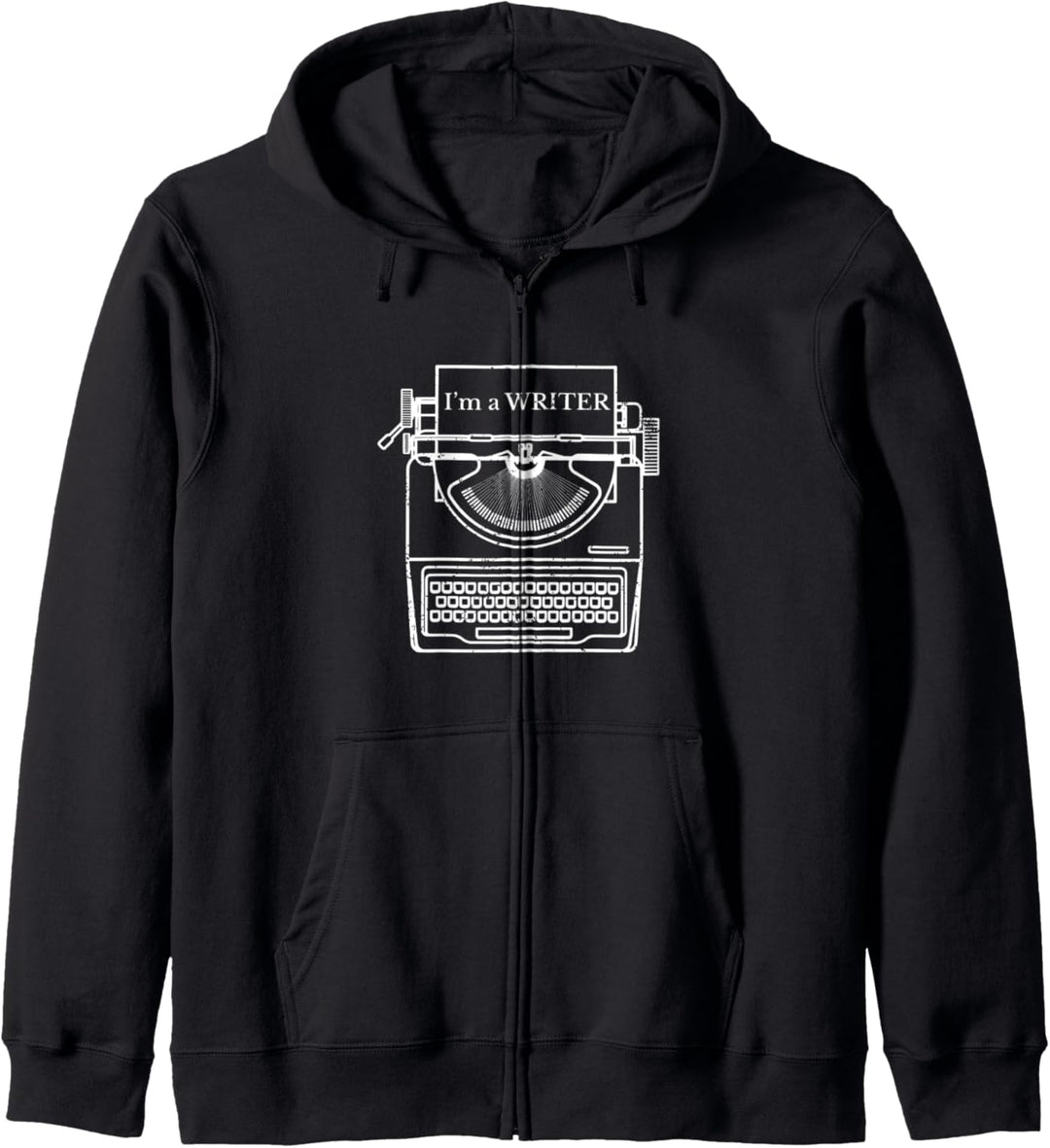 Ich bin ein Verfasser Vintage Geschenk Fun T Shirt Kapuzenjacke