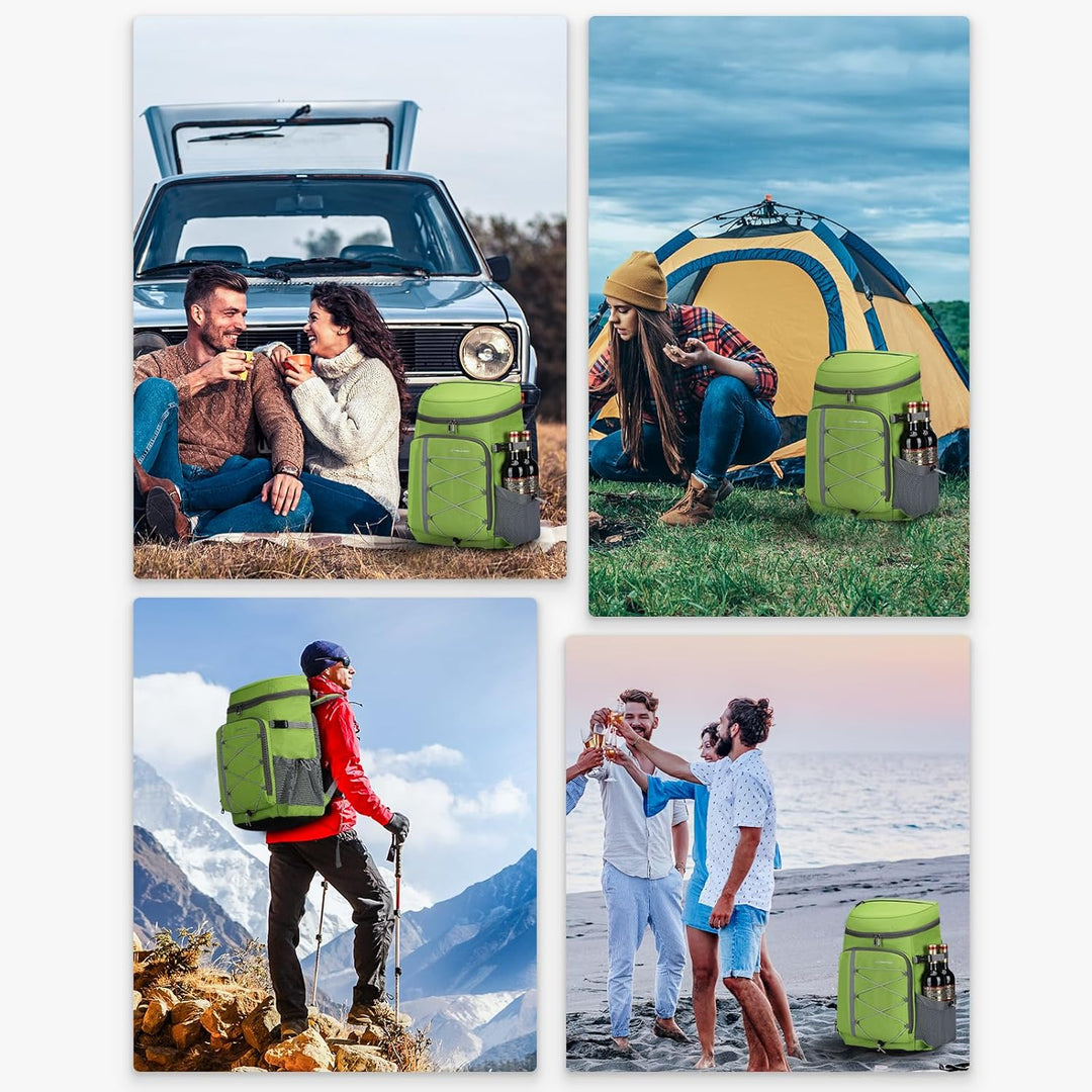 Maelstrom Kühlrucksack 35/50 Dosen, Isolierter Cooler Rucksack Auslaufsicher, Grosse Kühltasche Ruck