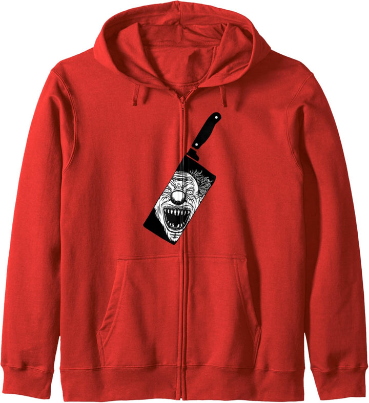 Scary Clown Metzger Fleisch Halloween Esqueleto Gift Kapuzenjacke