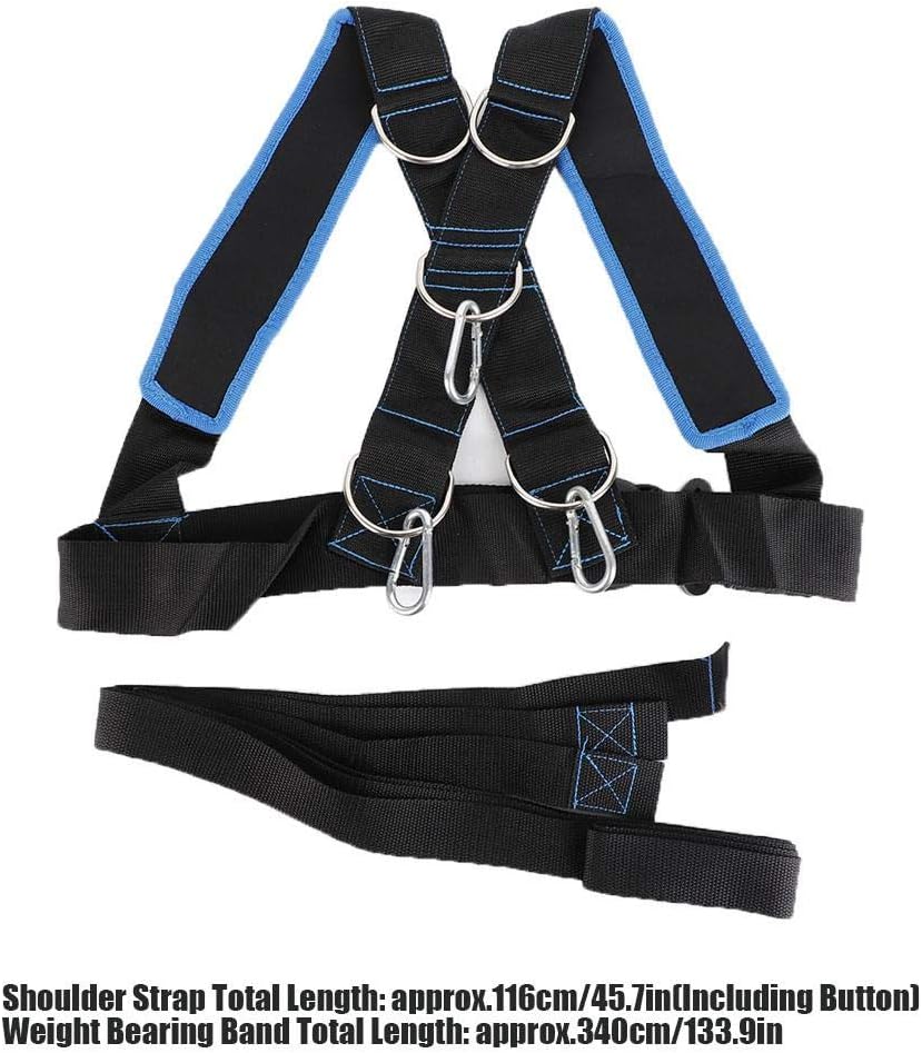 Cosiki Juli- Weight Sled Harness Speed Strength Training Schlitten Schultergurt Widerstand Band Band