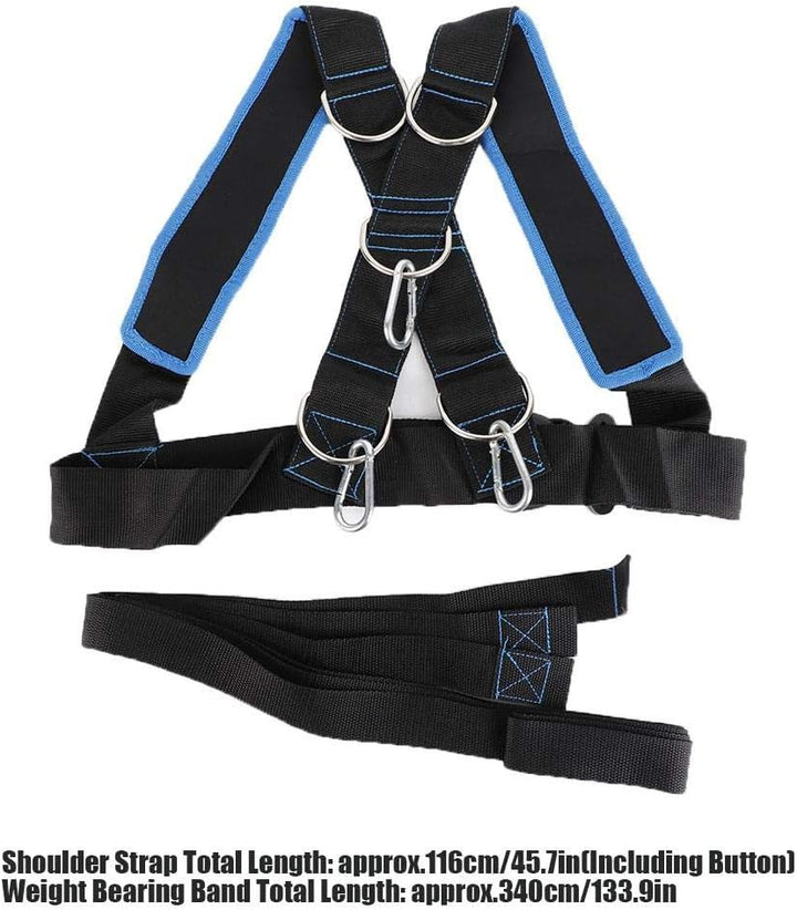 Cosiki Juli- Weight Sled Harness Speed Strength Training Schlitten Schultergurt Widerstand Band Band