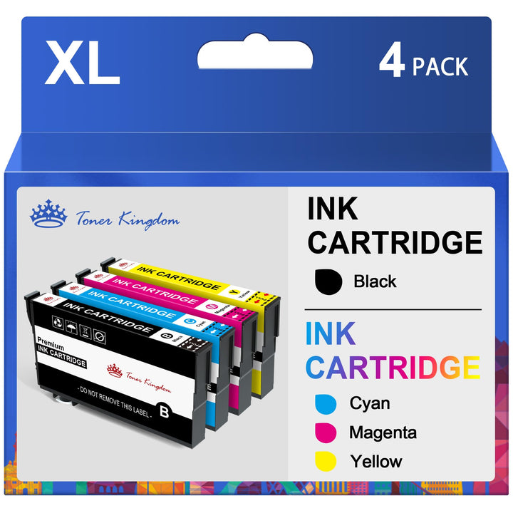 Toner Kingdom Kompatibel für Epson 405XL für Epson WF-3820DWF WF-3825DWF | Kompatibel für Epson 405X